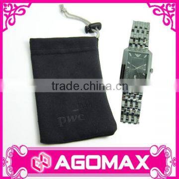 Top quality promotional gift reusable custom watch pouch