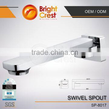 Custom Silver Brass Bathroom Stainless Steel Faucet