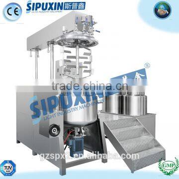 cosmetic cream vacuum emulsifier mixer forming machine