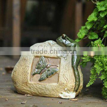 ceramic frog for garen decoration