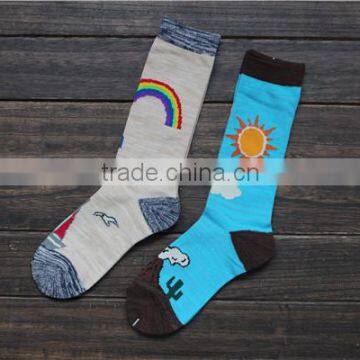 child high knee sport funny socks