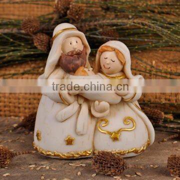 Polyresin material christmas nativity set