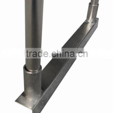 NSF Approval Stainless Steel Kitchen Work Table Single Tier Overshelf/table Mounted Shelf photo-3