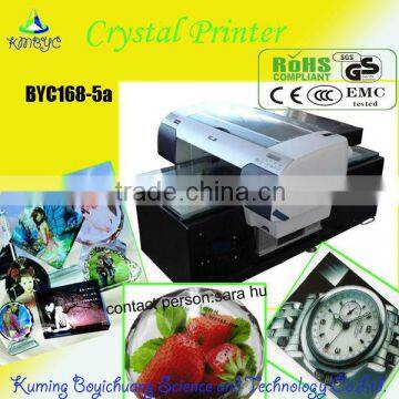 Multifunction flatbed self-clean crystal jet printer