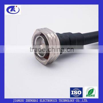 rf Cable Jumper, 1/2" Superflex Cable With 7/16 DIN Male RA to DIN Male Connector, Cable Assembly photo-3