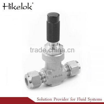 SS316 Swagelok Type Straight Flow Pattern Metering Valve