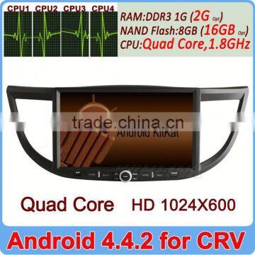 Ownice HD 1024*600 Quad Core Android 4.4 10.2" Cortex A9 Car DVD Radio For Honda crv Crv 2G Ram+16GB Flash