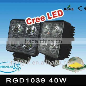 40w super bright cree waterproof IP68 RGD1039 high lumen aurora offroad led light