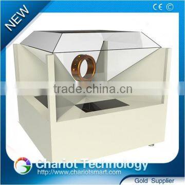 2016 Chariot Christmas 12.1 inch 3d hologram projector advertising showcase, display, showbox on sale.