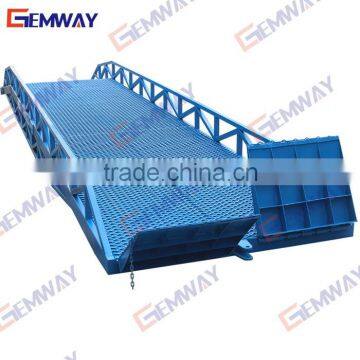 8ton hydraulic container loading dock ramp lift slope