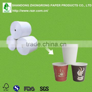 hot sales single side pe coated paper cup paper in roll