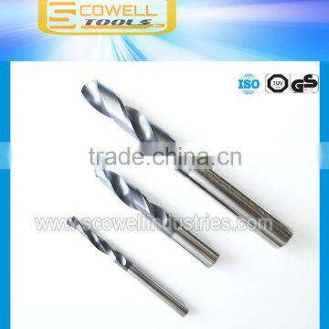 Micro grain solid Tungsten carbide CNC Twist Drill Bits,Carbide Drill bits For Harder Metal working