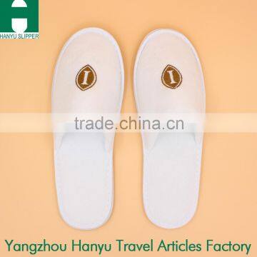 Polyester Velvet Pile Slipper with EVA Outsole