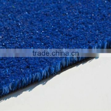 10mm pile height blue color Tennis artificial lawn