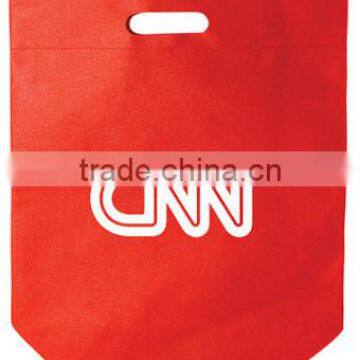 Hot sale die cut non woven bag, cheap non woven bag, die cut handle non woven shopping bag