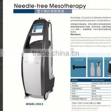 New product GS8.6 CE certificated needle-free mesotherapy