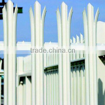 High Quality Plastic Coated Steel Palisade Security Fence