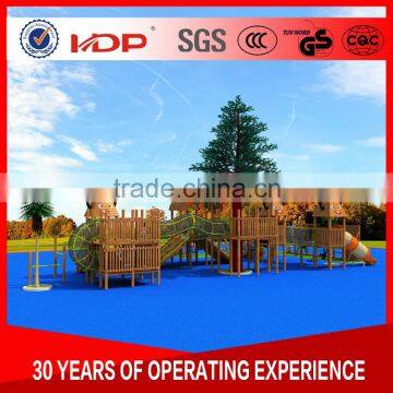 New Product Creative Outdoor Wooden Playground Equipment Price photo-3