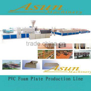 PVC Wood Plastic Foamed Plate Extrusion Line