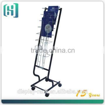 hanging file metal floor catalogue, bruchure, magazine rack HSX-S0148