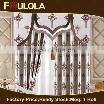 Home Textile Low Moq Jacquard Window Valance