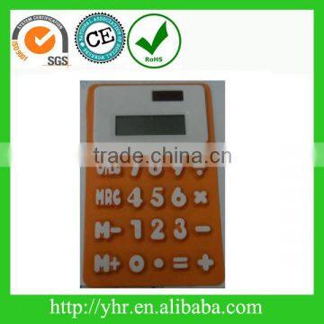 foldable Silicone calculator with printing