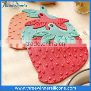 Anti-slip silicone cup mat fashion silicone cup mat