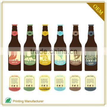 Customed Drinking Glass Bottle Water Private Label Sticker For Glasses