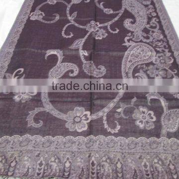 HALF SILK & WOOL STOLE BLEND photo-3