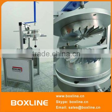 Small Manual Round Soap Pleated Wrapping Machine