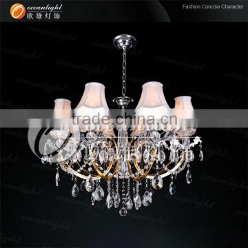 Maria Theresa hanging lamp, Chandelier crystal with lampshade for Villa or Hotel 88015