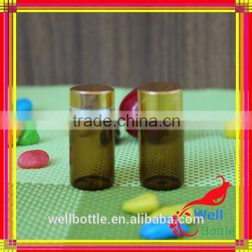2ml (5/8 Dram) Amber Glass Essential Oil Bottle With Orifice Reducer and Black Cap 040R photo-3
