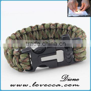 Hot Sale!! Camo Color- Handmade Custom 550 Paracord Survival Bracelet