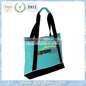 Blue tote bag