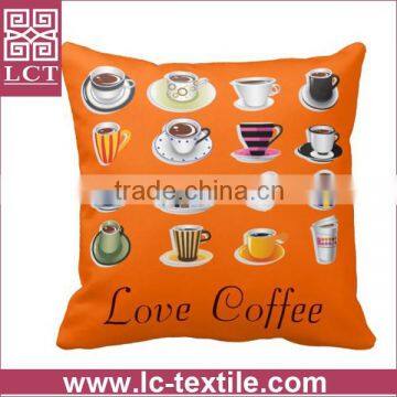 Recommend latest design heat transfer printing fun pillow with synthetic-filled insert included(LCTP0031)