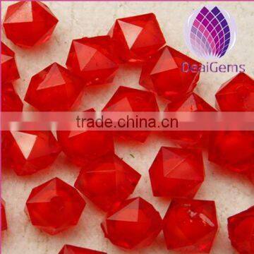 wholesale mix color 14mm Bulk chunky acrylic square beads