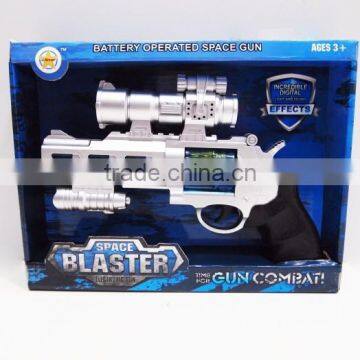 New toys B/O space gun with infrared for kids electronic gun