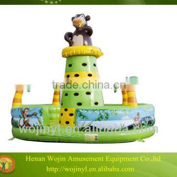 high quality PVC inflatable climbing jungle/inflatable climbing wall