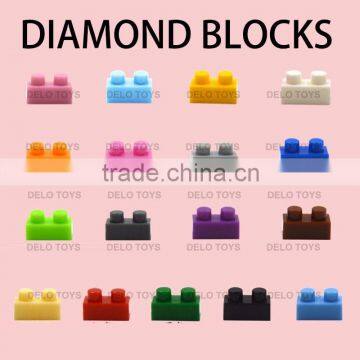 Gold Supplier Plastic Diamond Building Blocks Bricks in Bulk Bricks DE00078