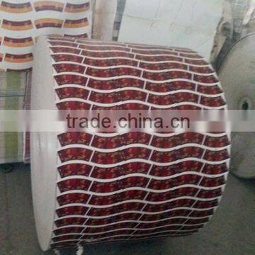 Printed pe coated paper roll material for paper cups