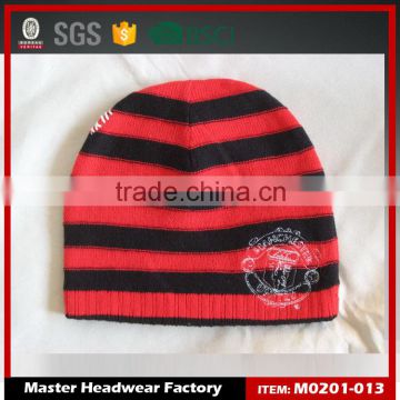 model red stipe model knit free hat