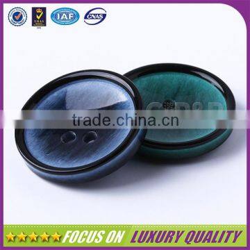Colorful new arrival 4 holes sewing polyester resin button