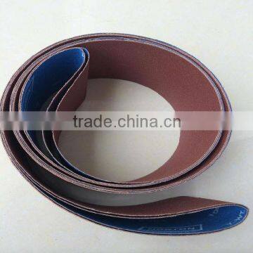 abrasive emery sanding belt in abrasive belt machine