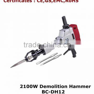 Industry use 62mm electric breaker hammer with CE GS EMC