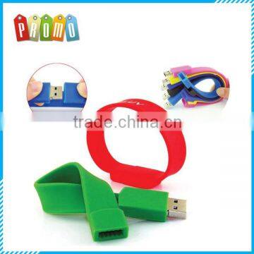 Wholesale Silicone Bracelet Wristband USB Flash Drive, Silicone Bracelet U Disk