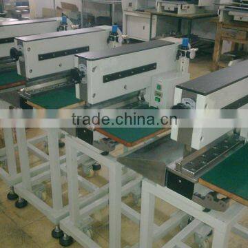 Lowest stress pcb separator machine cutting board with high components