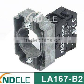 push button metal base holder and terminal contact block