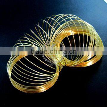 65mm 100 Layers Gold Simple Steel Wiring Bangle Bracelet DIY Jewelry Supplies 1900035