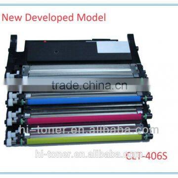 High quality clt-406s toner cartridge for samsung color printer CLP-360/365/368 CLX-3300/3305/3306/3186/3185