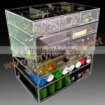 acrylic cosmetic organizer display stand